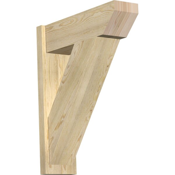 Ekena Millwork Traditional Slat Rough Sawn Outlooker, Douglas Fir, 8"W x 26"D x 32"H OUT08X26X32TRA06RDF - main